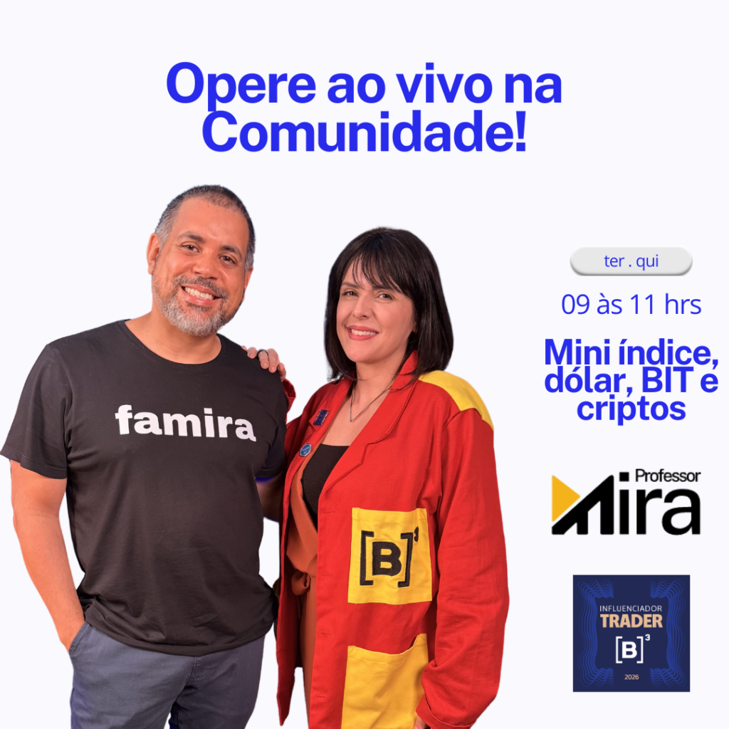 Sala ao vivo Comunidade Mira + Mulher Trader